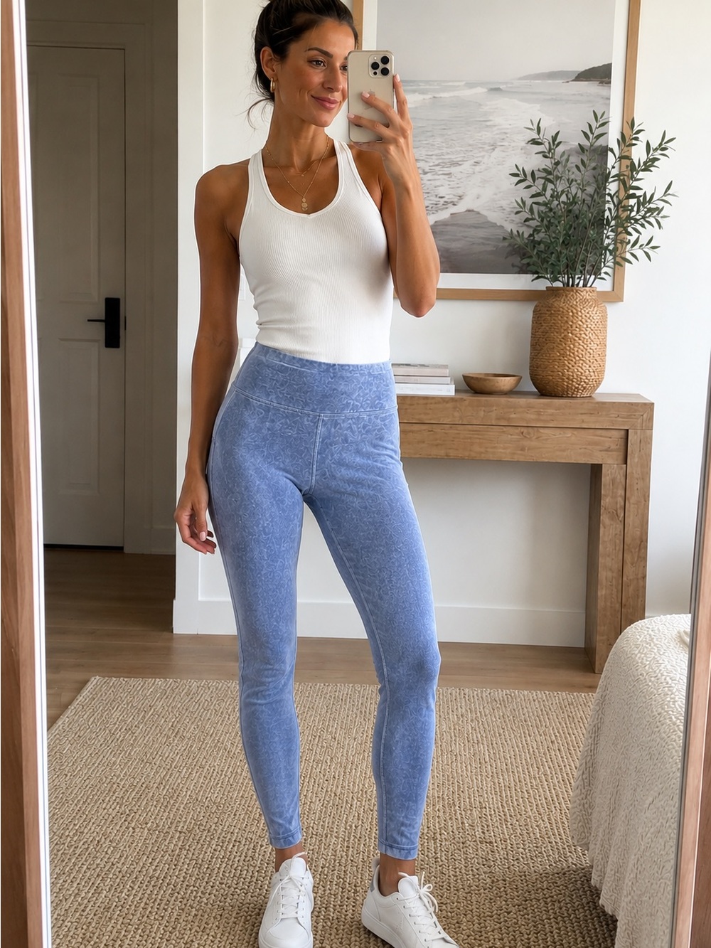 lululemon athletica High-Rise Light Blue Wash Leggings